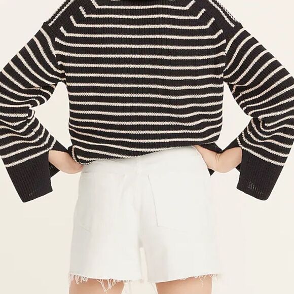J crew High-rise denim short in white Size 31 - Picture 3 of 15